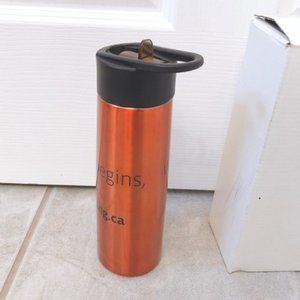 NEW IN BOX Water Bottle Orange